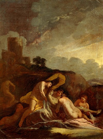 La muerte de Adonis de Giulio Carpioni