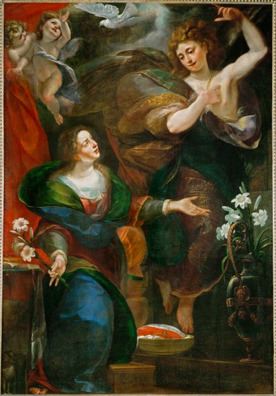 Anunciación ... de Giulio Cesare Procaccini
