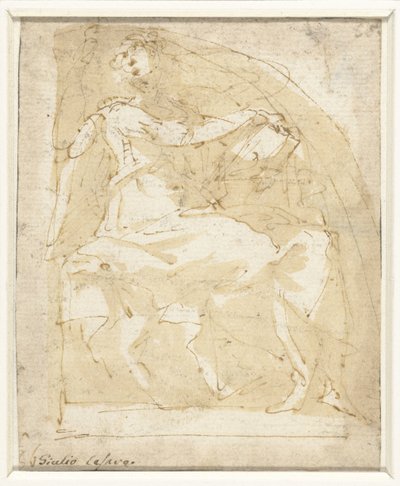 Ángel con un libro de Giulio Cesare Procaccini