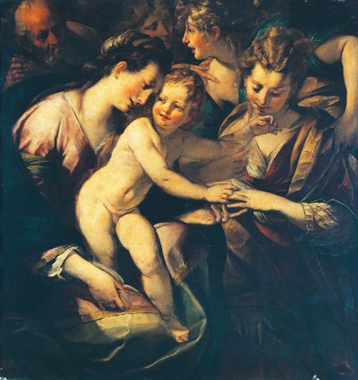 Matrimonio místico de Santa Catalina de Giulio Cesare Procaccini