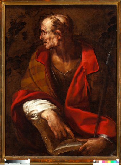 Representación del apóstol Santo Tomás de Giulio Cesare Procaccini