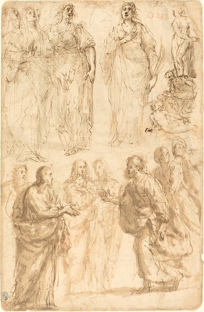 Escenas de la Vida de San Pedro de Giulio Cesare Procaccini