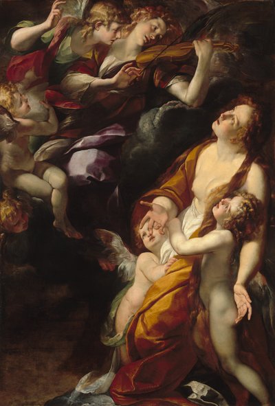 El éxtasis de la Magdalena, 1616-1620 de Giulio Cesare Procaccini