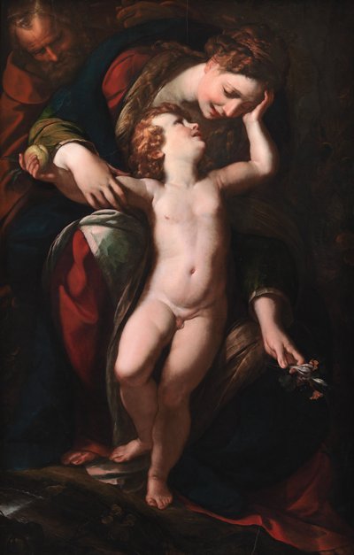 La Sagrada Familia. El descanso en la huida a Egipto de Giulio Cesare Procaccini