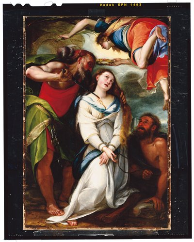 El martirio de Santa Inés de Giulio Cesare Procaccini