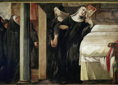 El milagro de la hermana Paola Giustini de Giulio Cesare Procaccini