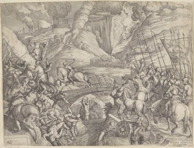 La batalla de Spoleto de Giulio Fontana