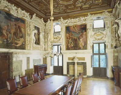 Sala de las Cuatro Estaciones de Giulio Mazzoni