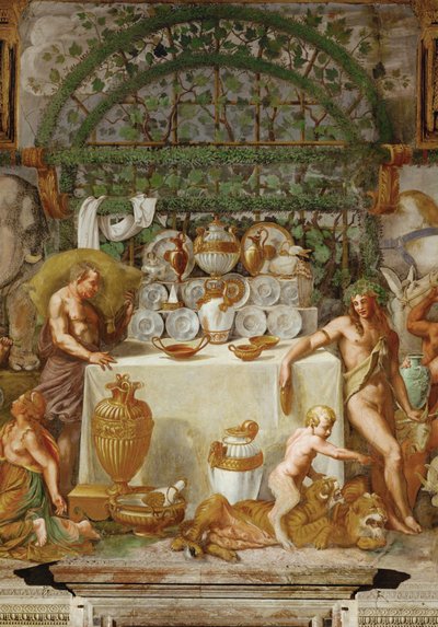 Bacchanalia (fresco) de Giulio Romano