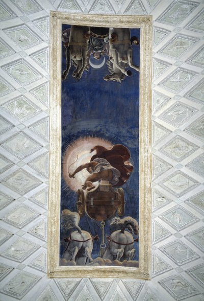 Techo del solárium del Palacio de Té en Mantua de Giulio Romano