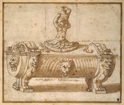 Diseño para una caja de dulces de Giulio Romano