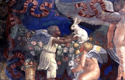 Friso de la "Camera con Fregio di Amorini" de Giulio Romano