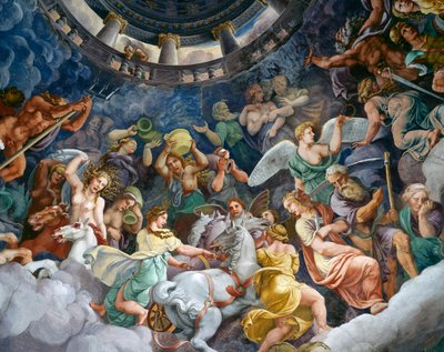 Dioses del Olimpo de Giulio Romano
