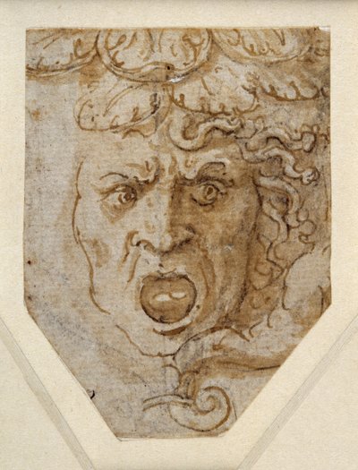 Cabeza de Medusa de Giulio Romano