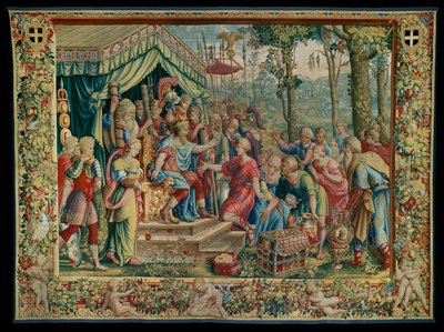 Historia de Escipión: La continencia de Escipión ... de Giulio Romano