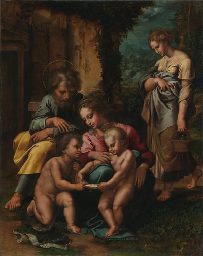 La Sagrada Familia, c.1520-23 de Giulio Romano