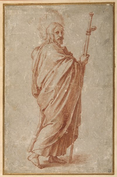 Los Doce Apóstoles: Santiago el Mayor de Giulio Romano