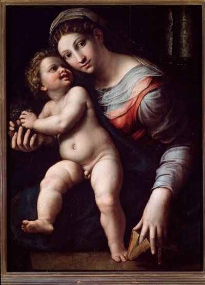 Virgen y Niño de Giulio Romano