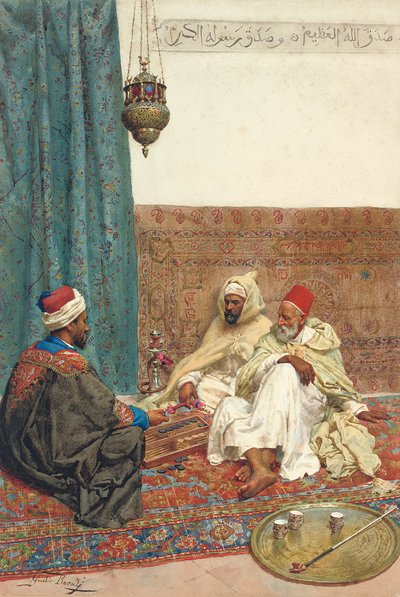Un juego de Tavli de Giulio Rosati