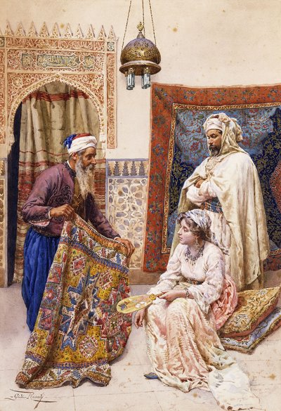 El vendedor de alfombras de Giulio Rosati