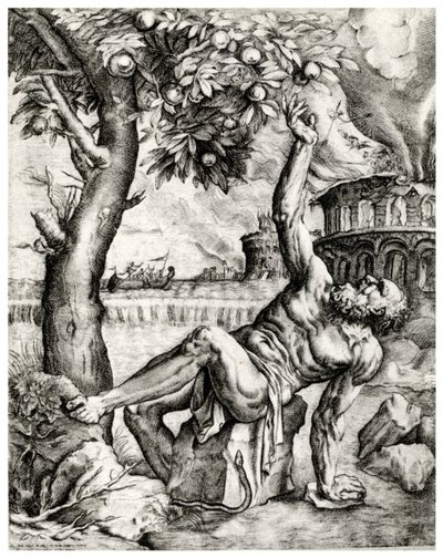 Tántalo, siglo XVI, 1937 de Giulio Sanuto