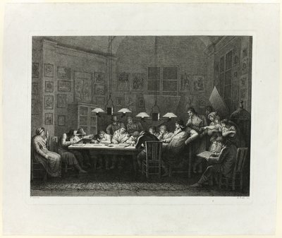 Escuela de dibujo de Francesco Rosaspina de Giulio Tomba