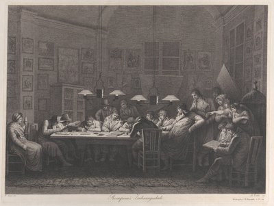 Academia de dibujo de Rosaspina, 1811 de Giulio Tomba