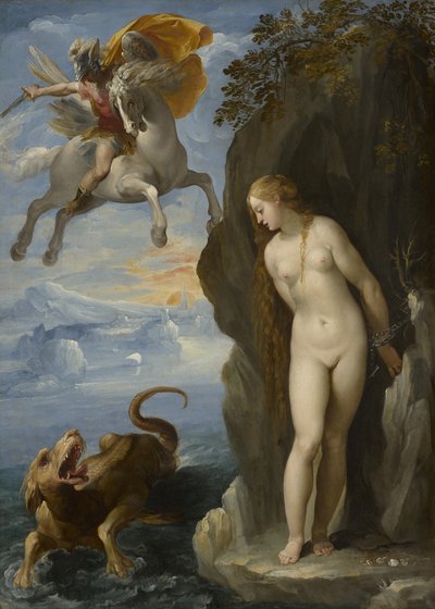Perseo rescatando a Andrómeda de Giuseppe Cesari