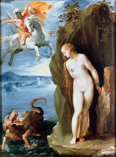 Perseo rescatando a Andrómeda de Giuseppe Cesari