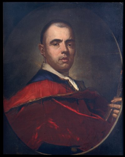 Retrato de un pintor de Giuseppe  Ghislandi