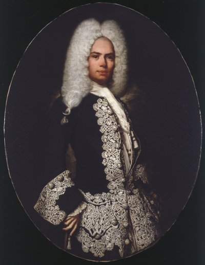 Retrato del Conde Flaminio Tassi (?) de Giuseppe  Ghislandi