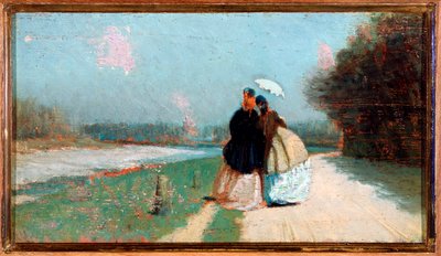 Las orillas del Arno de Giuseppe Abbati