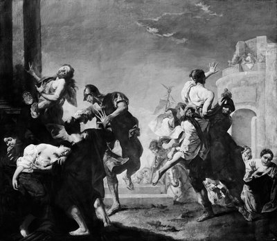 El rapto de las sabinas de Giuseppe Angeli