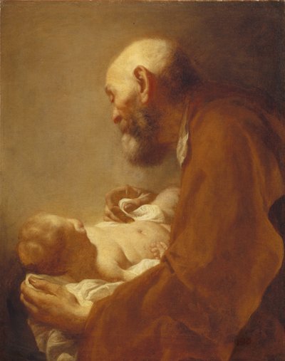 San Simón con el Niño Jesús de Giuseppe Angeli