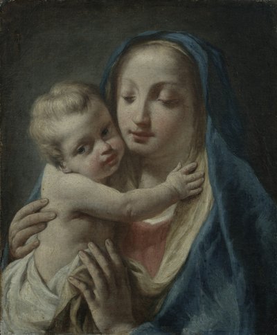 Virgen y el Niño, c.1750-60 de Giuseppe Angeli