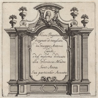 Algunas Perspectivas de Giuseppe Antonio Landi