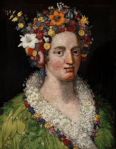 Flora, 1589 de Giuseppe Arcimboldo