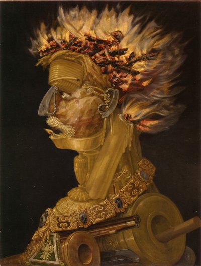 Alemán: Feuer Fire de Giuseppe Arcimboldo