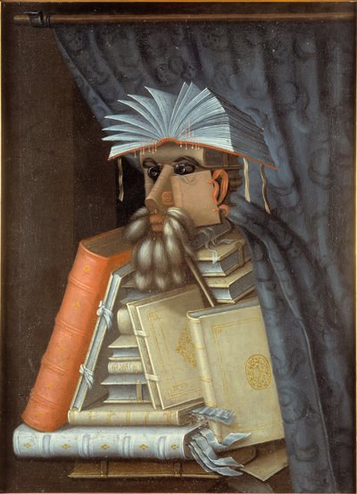 Retrato de un bibliotecario, c.1566 de Giuseppe Arcimboldo
