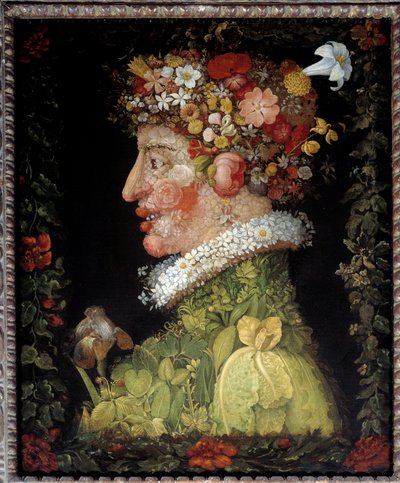 Primavera (de una serie que representa las cuatro estaciones) de Giuseppe Arcimboldo