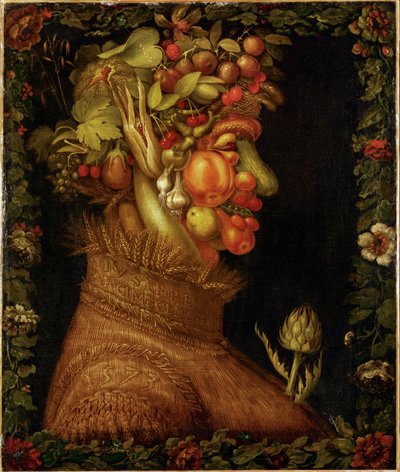 Verano, alegoría ... de Giuseppe Arcimboldo
