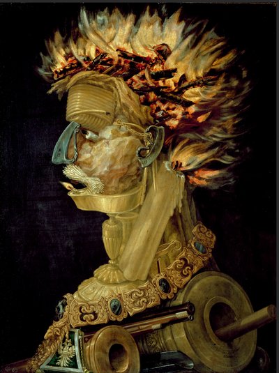 El Fuego Pintura de Giuseppe Arcimboldo (1527-1593) 1566 de Giuseppe Arcimboldo