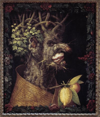 Invierno. Alegoría sobre las estaciones. Pintura de Giuseppe Arcimboldo (1527-1593). Museo del Louvre de Giuseppe Arcimboldo