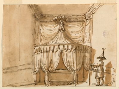 Alcoba con una figura de Giuseppe Barberi