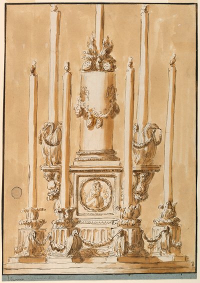 Candelabro de Giuseppe Barberi