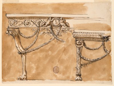 Mesas consola de Giuseppe Barberi