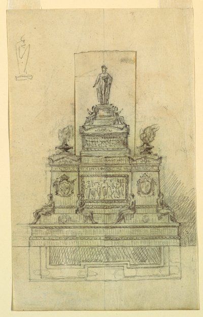 Diseño para un monumento de Giuseppe Barberi