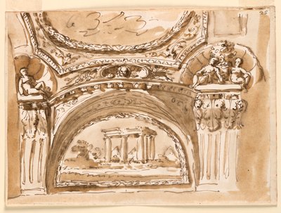Diseño para decoración de techo de Giuseppe Barberi