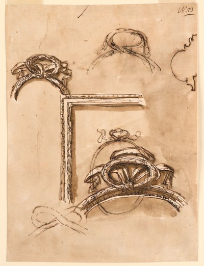 Diseños para marcos de Giuseppe Barberi