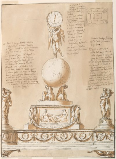 Tintero para el virrey Eugène de Beauharnais de Italia de Giuseppe Barberi